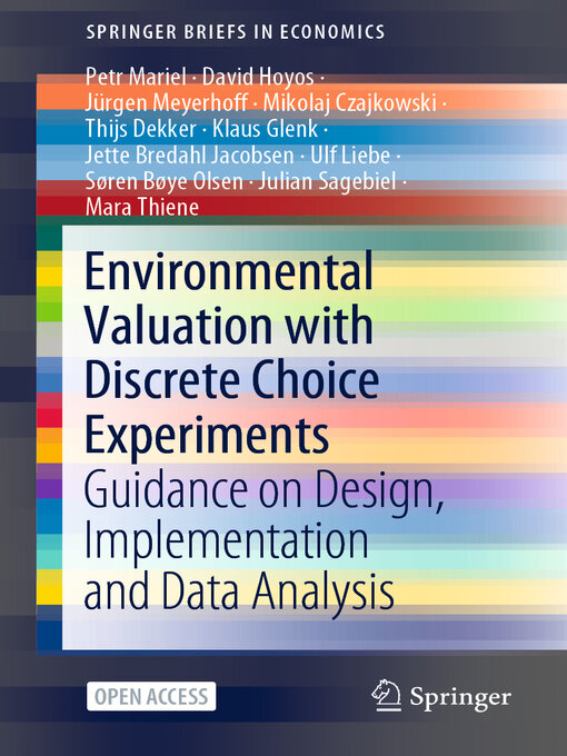 Title details for Environmental Valuation with Discrete Choice Experiments by Petr Mariel - Available